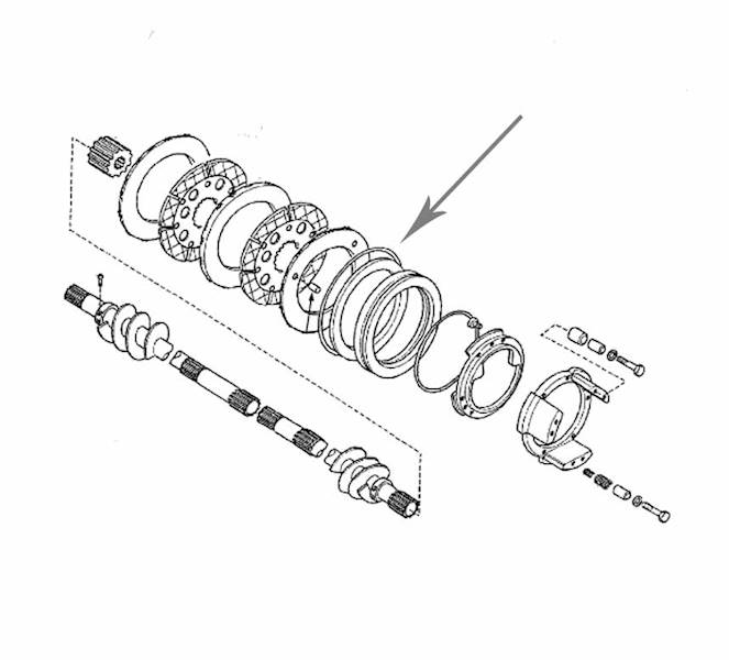 ORING PRZEKŁADKI HAMULCA CNH DUZY
