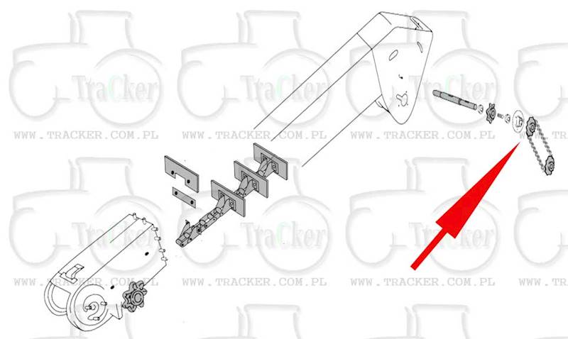 KOŁO ZĘBATE CLAAS Z-11 fi 25