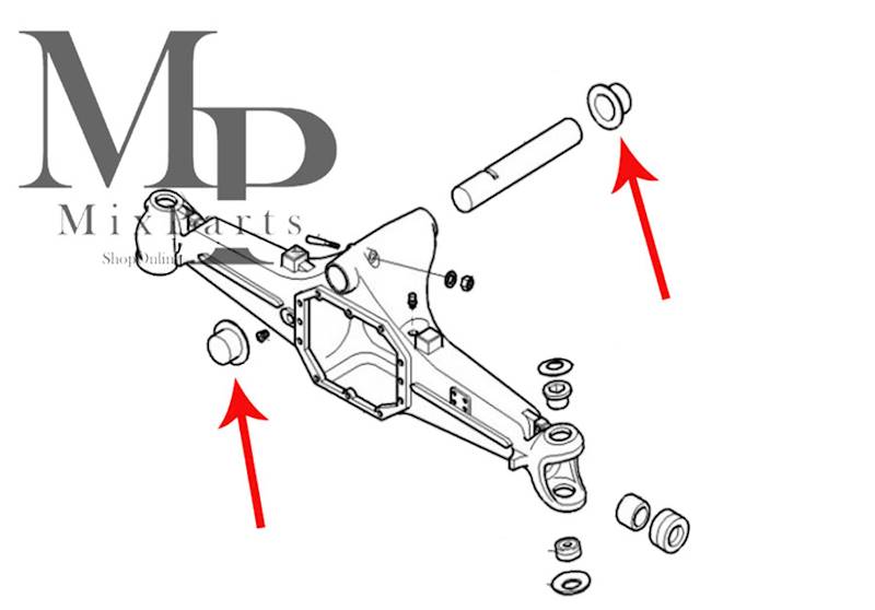 TULEJA ZAWIESZENIA OSI CARRARO MASSEY FERGUSON