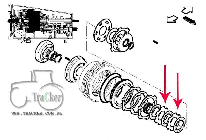 PRZEKŁADKA CLAAS MASSEY FERGUSON