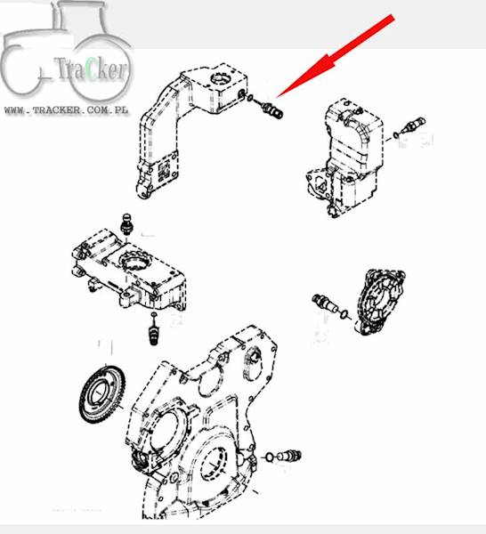 CZUJNIK TEMPERATURY SPALIN JOHN DEERE ZAM