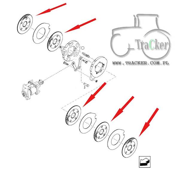 TARCZA HAMULCOWA CNH 5096755