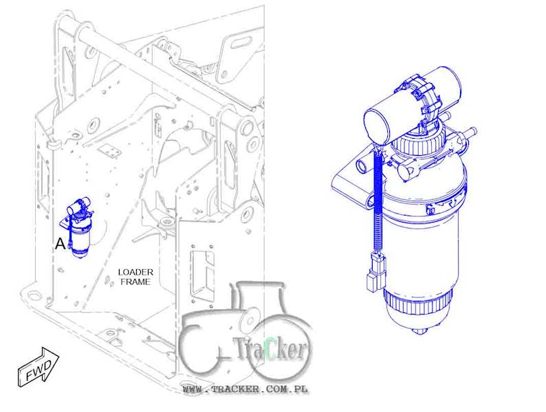 FILTR PALIWA CAT 541-6956 SEPARATOR