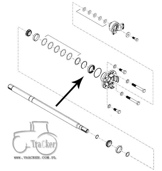 USZCZELNIACZ OBUDOWY 23695 60.36X85.09X17