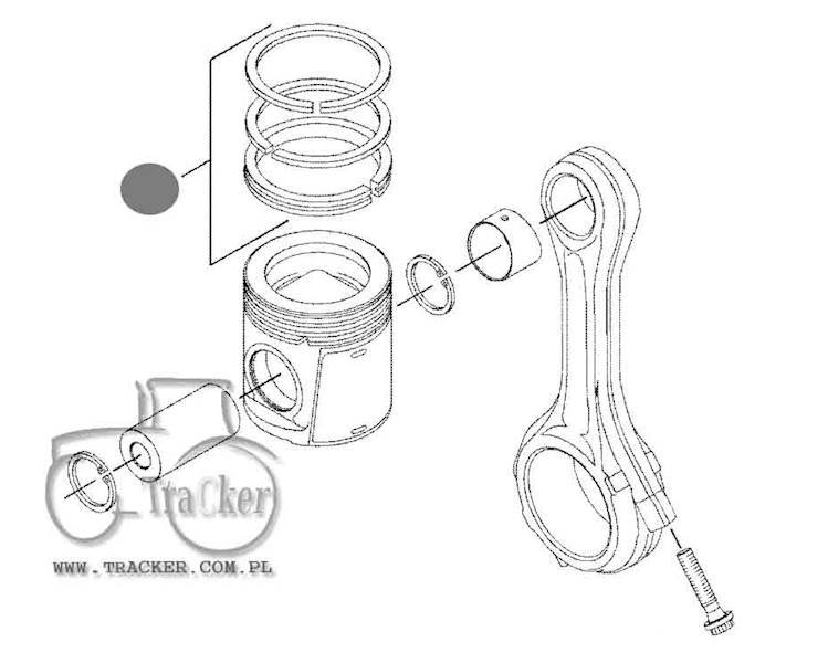 PIERŚCIENIE SILNIKA PERKINS MV 3.5/2.5/3.5 +1,00 M