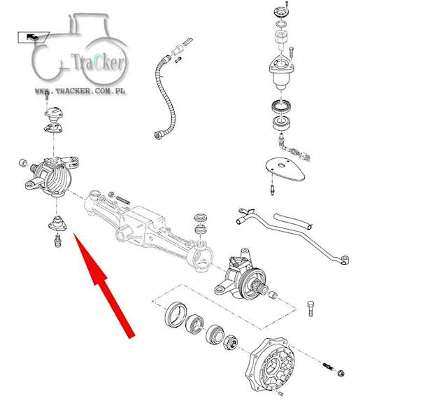 SWORZEŃ ZWROTNICY CASE NEW HOLLAND