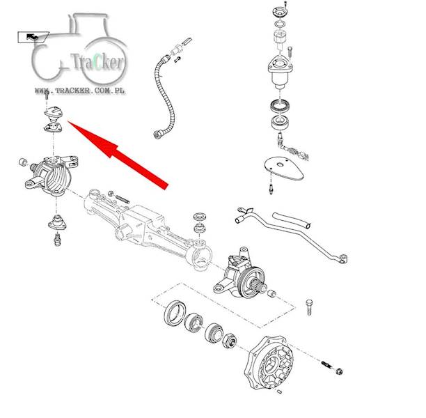 SWORZEŃ ZWROTNICY CASE NEW HOLLAND