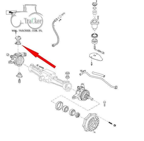 PODKŁADKA REGULACYJNA CNH 0,10 mm