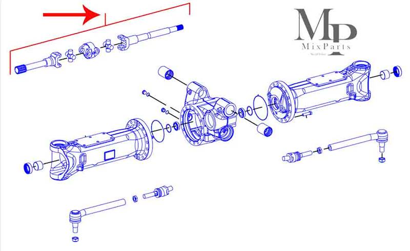 PÓŁOŚ CAT KOMPLETNA M315-M323 