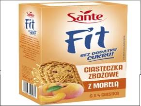 CIASTECZKA PELNOZIARNISTE SANTE 300G