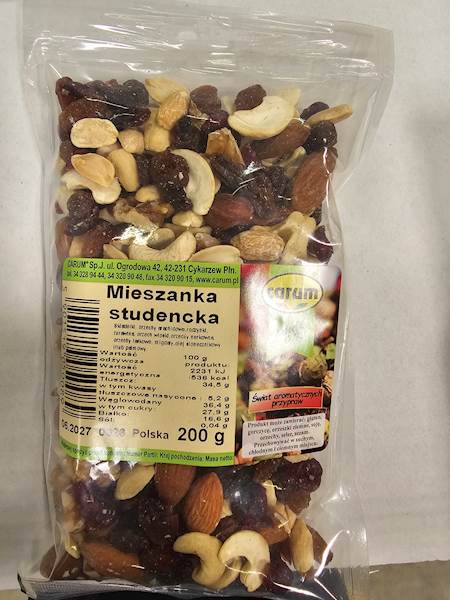 MIESZANKA STUDENCKA CARUM 200G