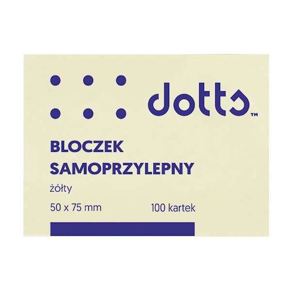 BLOCZEK SAMOPRZYLEPNY 50x75 DATURA BLK9010
