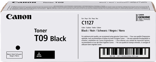 TONER CANON T09 black  X C1127i  / C1127iF