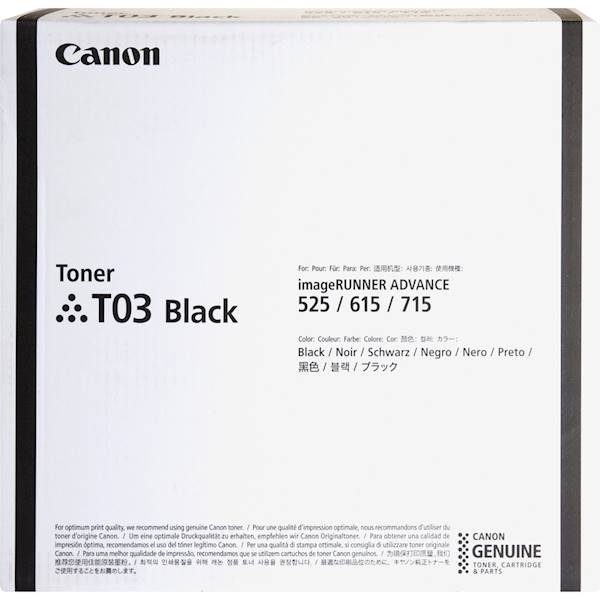 TONER CANON T03 black - iRA525 / DX527 / DX529
