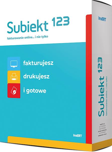 INSERT SUBIEKT 123 - system sprzedaży online na 12 miesięcy