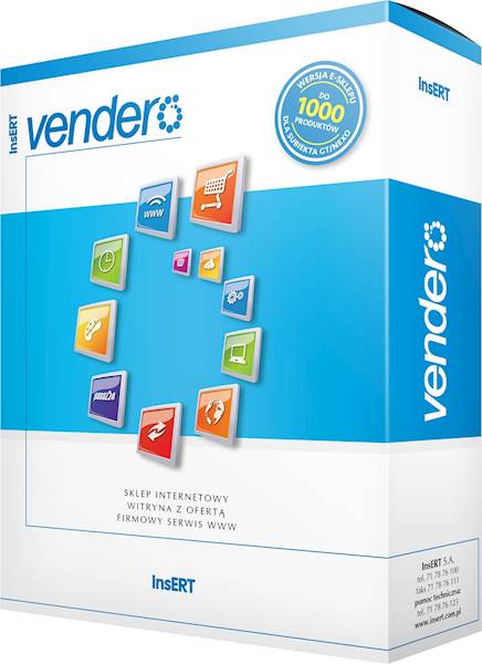 INSERT VENDERO sklep z ofertą na 3000 produktów
