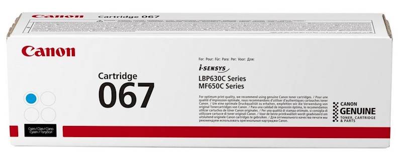 TONER CANON 067 cyan MF65xC / LBP63xC