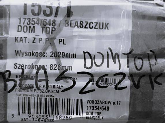 KĄTOWNIK Z PRZEDŁ. PIÓREM 80 BIAŁY PREMIUM 8 CM