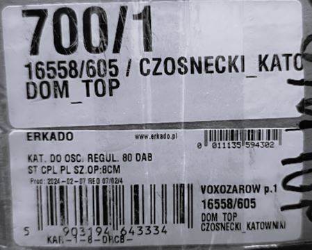 KĄTOWNIK 20 mm ERKADO DĄB ST CPL 8 CM