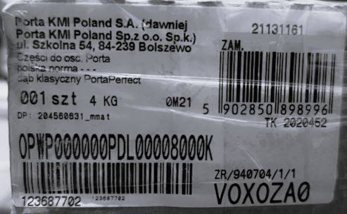 KĄTOWNIK 20 mm PORTA DĄB KLASYCZNY 8/45