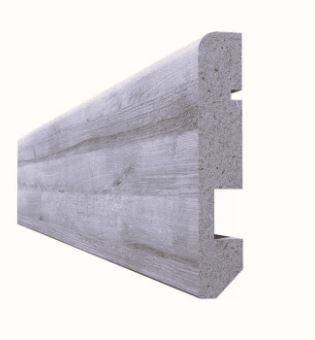 LISTWA MDF ERKADO ŚNIEŻNOBIAŁY GREKO 80X14X2400mm