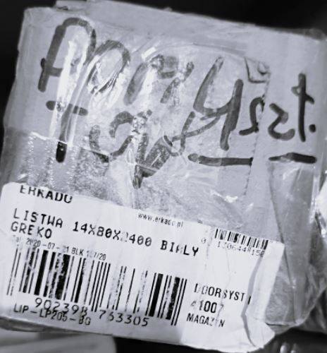 LISTWA MDF ERKADO BIAŁY GREKO 80X14X2400mm