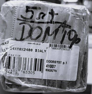 LISTWA MDF ERKADO BIAŁY GREKO 80X14X2400mm