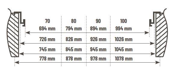OŚCIEŻNICA NAROŻNA ANTRACYT DO DRZWI URAN
