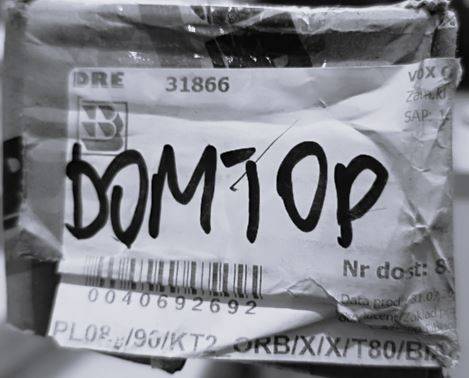 KĄTOWNIK Z PRZEDŁ. PIÓREM 80 BIAŁA MAT 8/90