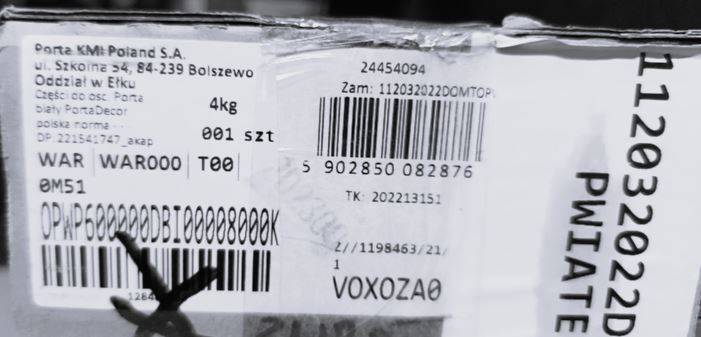 KĄTOWNIK Z PRZEDŁ. PIÓREM PORTA BIAŁY PORTADECOR