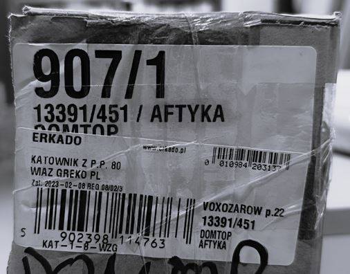 KĄTOWNIK Z PRZEDŁ. PIÓREM 80 WIĄZ GREKO 8/45