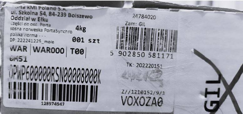 KĄTOWNIK Z PRZEDŁ. PIÓREM SOSNA NORWESKA PORTA