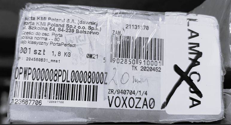 NADPROŻE KĄTOWNIKA PRZEDŁ. DĄB KLASYCZNY 8/45