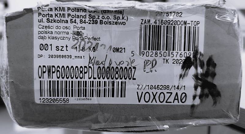 NADPROŻE KĄTOWNIKA PRZEDŁ. DĄB KLASYCZNY 8/45