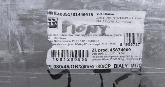 OŚCIEŻNICA REG. 260-280 BIAŁY CPL DRE piony