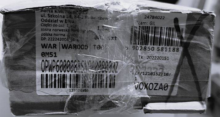 NADPROŻE KĄTOWNIKA 20 mm SOSNA NORWESKA 8/45