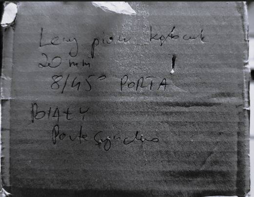 KĄTOWNIK 20 mm PORTA BIAŁY PORTADECOR 8/45 PION L