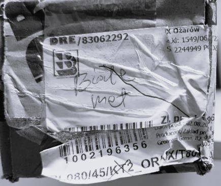 KĄTOWNIK 20 mm DRE BIAŁA MAT 8/45