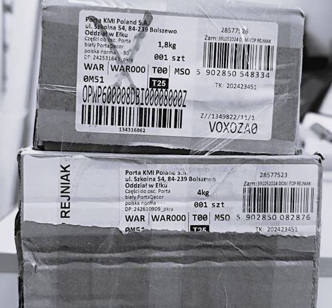 KĄTOWNIK Z PRZEDŁ. PIÓREM BIAŁY PORTADECOR 8/45