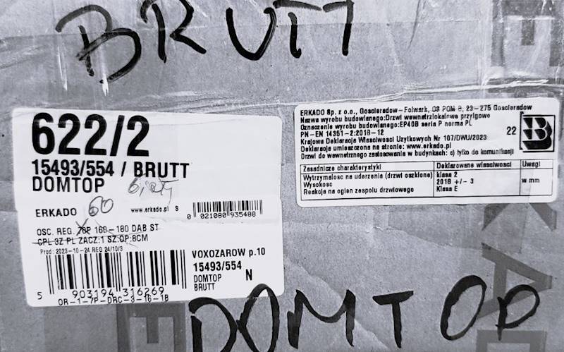 OŚCIEŻNICA REG. 135-155 60L BIAŁY ST CPL op. 6 cm