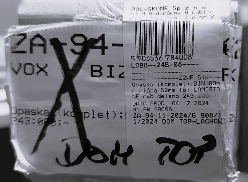 KĄTOWNIK Z PRZEDŁ. PIÓREM 80 DĄB DELANO 243 POL-SK