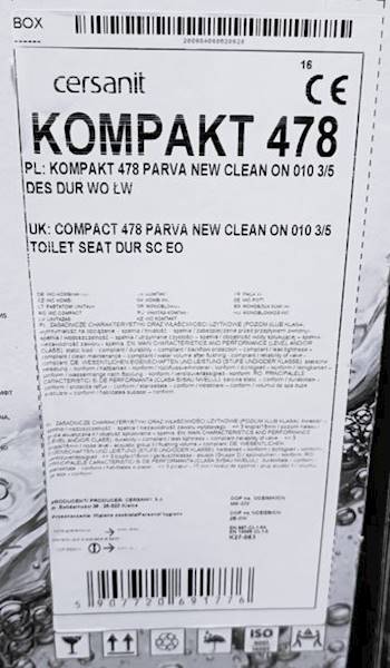 KOMPAKT 478 PARVA NEW CLEANON DESKA W.O ŁW K27-063