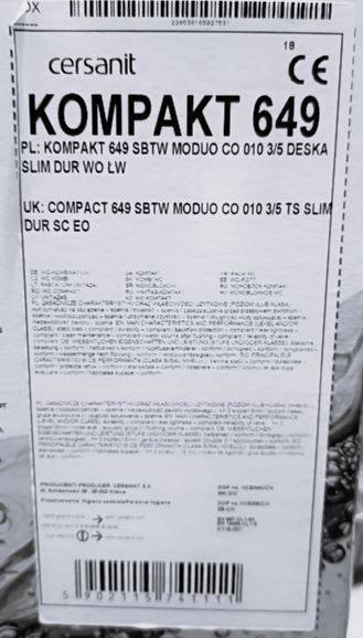 KOMAPAKT MODUO 649 CLEAN ON POZIOM K116-001 