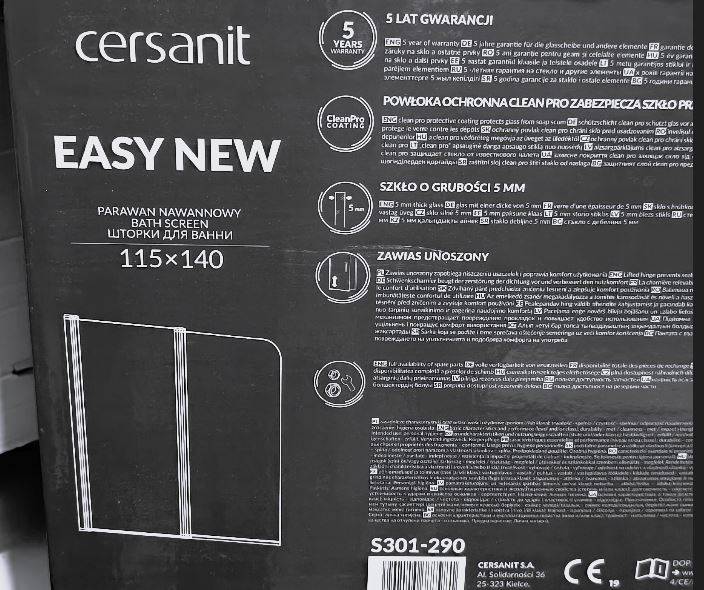 PARAWAN NAWANNOWY EASY NEW 140X115 S301-290