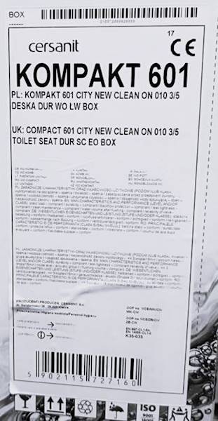 KOMPAKT CITY NEW 601CLEAN ON 3/5 D.AWO.ŁW K35-035 