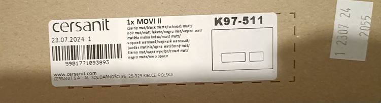 PRZYCISK MOVI CZARNY MATOWY K97-511