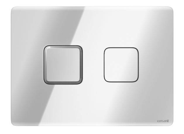 PRZYCISK CERSANIT ACCENTO SQUARE CHROM S97-057