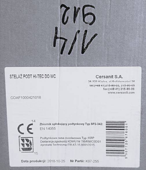 ZESTAW 912 STELAŻ HI-TEC CREA PROST.DUR.WO. PRESTO