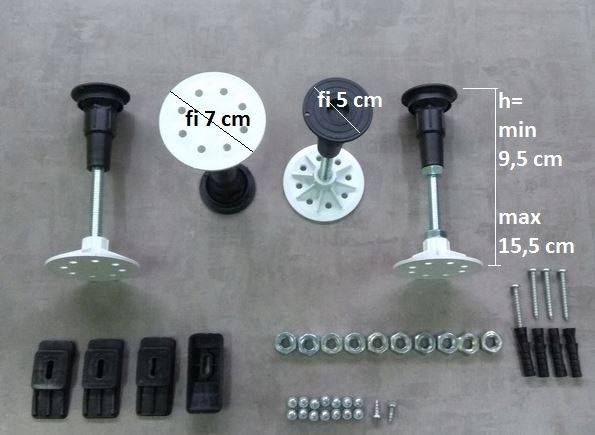 NOGI UNIWERSALNE CERSANIT DO BRODZIKA S907-002
