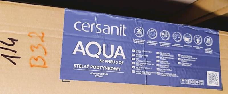 ZESTAW B32 STELAŻ AQUA 52 CITY OVAL ACCENTO CIRCLE